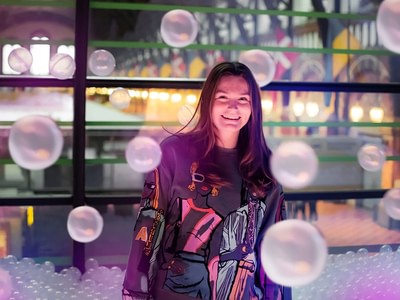 The tube ballpit with a view of central station dmjltynu