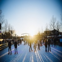 Ice Skating on Museum Square + Canal Cruise