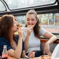 Tour sui canali di Amsterdam con Pizza in stile newyorkese by Lovers