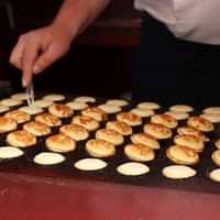 Dutch mini-pancake tasting