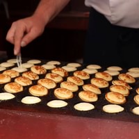 Dutch mini-pancake tasting