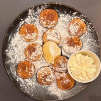 Dutch mini-pancake tasting