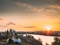 8. The city’s highest point is in a public park