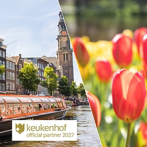 Ingresso a Keukenhof + crociera sul canale di Amsterdam