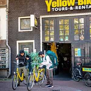 Amsterdam Bike Rental Yellow Bike