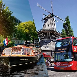 City Sightseeing Hop-on Hop-off bus  Amsterdam Canal Cruise