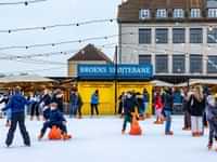 Ice skating