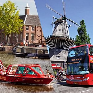 City Sightseeing Amsterdam Hop-On Hop-Off Bus  Boat