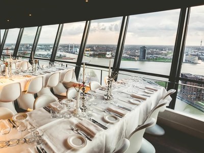 Dine at the top of the eurmast sczltkua