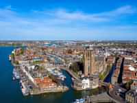The ancient city of Dordrecht