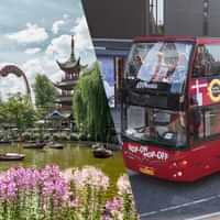 RED Sightseeing Copenhagen bus  Tivoli Gardens