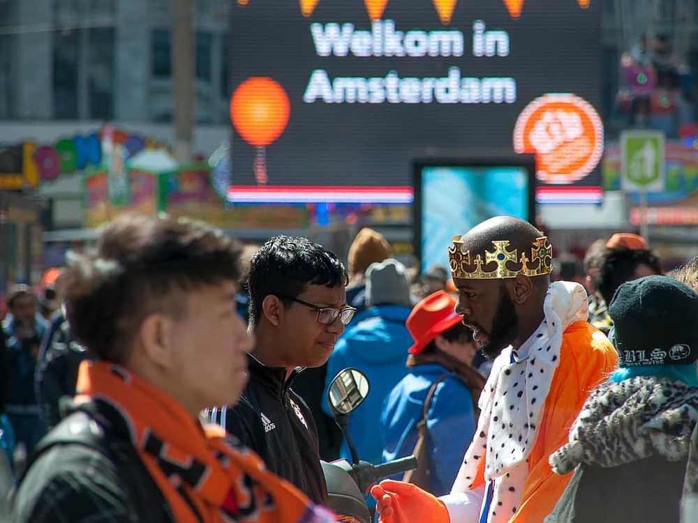 Celebrating King's Day in Amsterdam