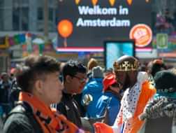 Celebrating King's Day in Amsterdam