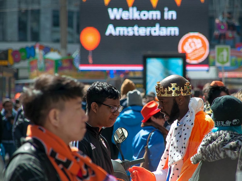 Celebrating King's Day in Amsterdam