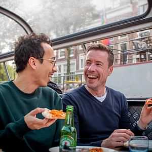 New York Pizza by LOVERS Canal Cruise in Amsterdam