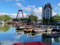 Old Harbour In Rotterdam