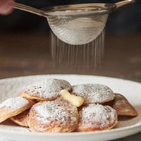 Dutch mini-pancake tasting