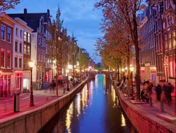 Explore the Red Light District in Amsterdam