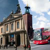 RED Sightseeing Stockholm bus  Nobel Prize Museum