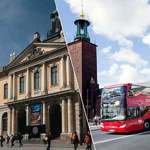 RED Sightseeing Stockholm bus  Nobel Prize Museum