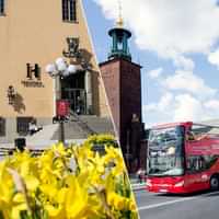 RED Sightseeing Stockholm bus  Swedish History Museum