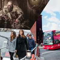RED Sightseeing Stockholm bus  Winter Waterways Tour  Viking Museum