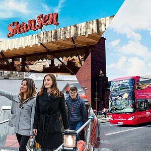 RED Sightseeing Stockholm bus  Winter Waterways Tour  Skansen