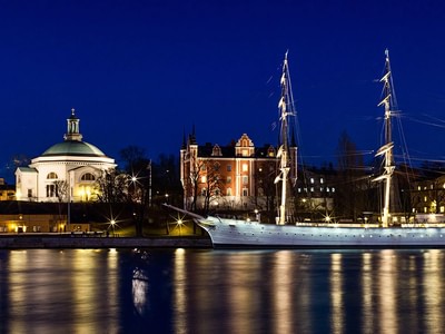 Skeppsholmen at night k3fhvb4s