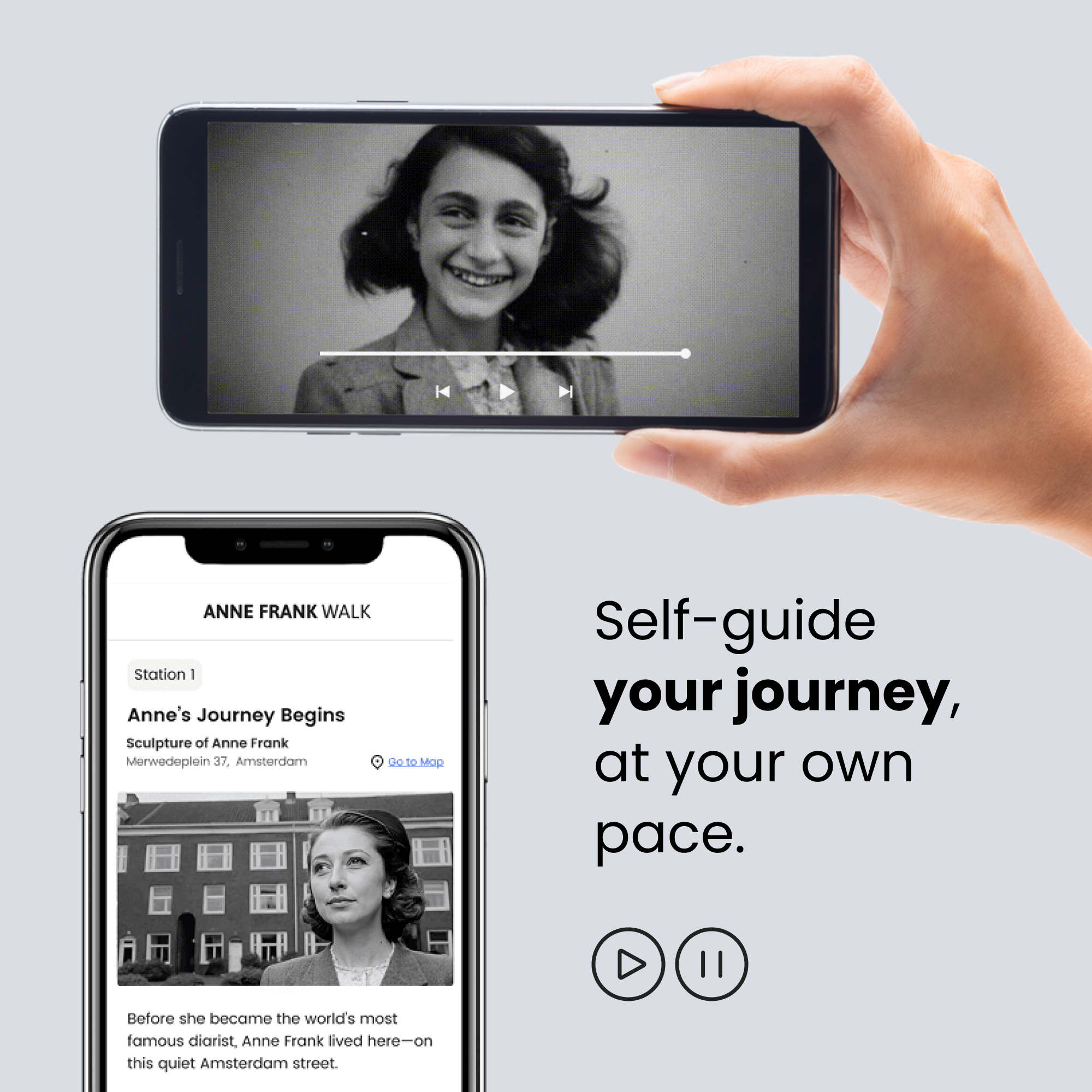 Anne Frank Walk: Immersive Walking Tour in Amsterdam