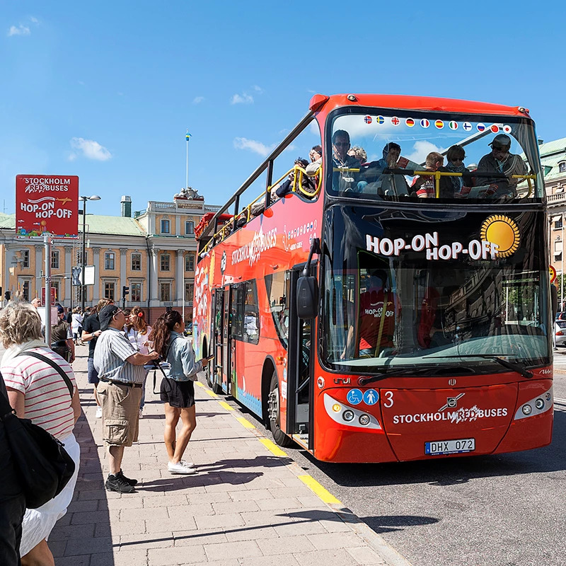 RED Sightseeing Stockholm Hop-on Hop-off bus + boat